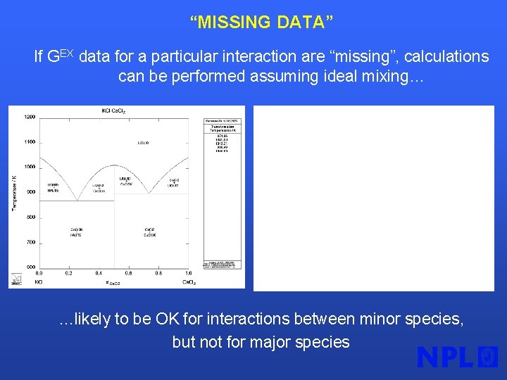 “MISSING DATA” If GEX data for a particular interaction are “missing”, calculations can be