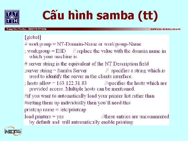 Cấu hình samba (tt) 