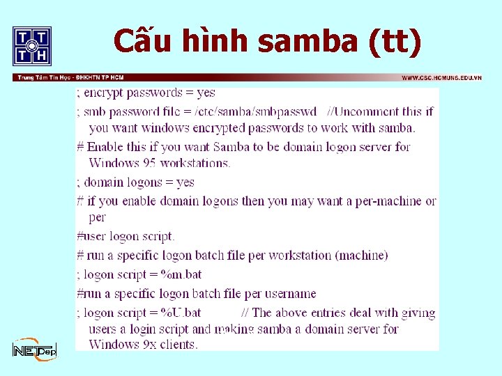 Cấu hình samba (tt) 