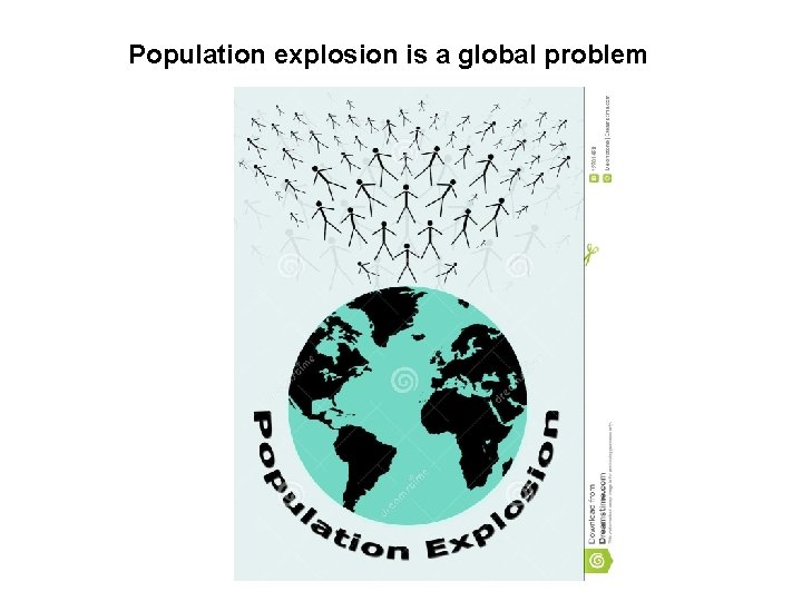 Population explosion is a global problem 