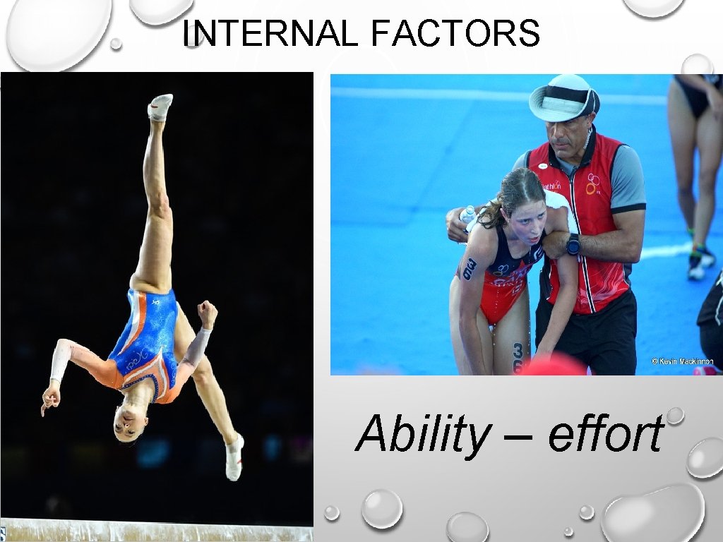 INTERNAL FACTORS Ability – effort 