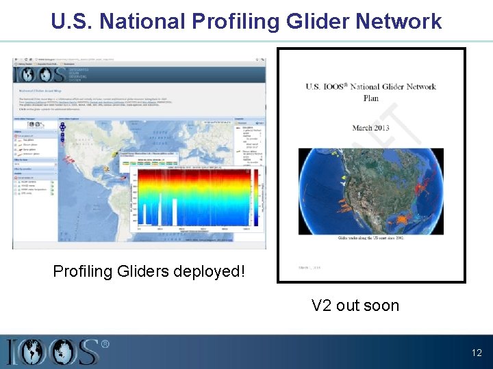 U. S. National Profiling Glider Network Profiling Gliders deployed! V 2 out soon 12