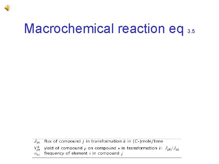 Macrochemical reaction eq 3. 5 Macrochemical reaction eq 3. 5