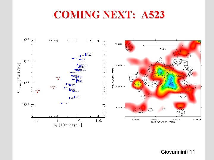  COMING NEXT: A 523 Giovannini+11 