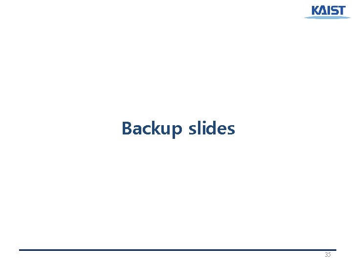 Backup slides 35 