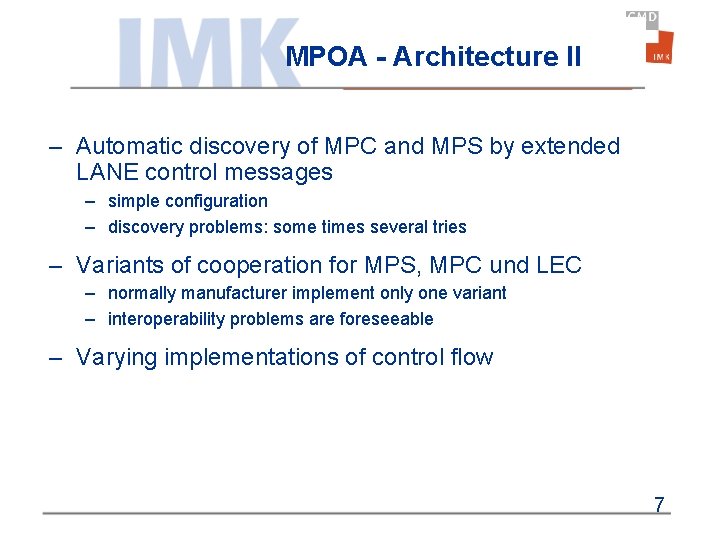 MPOA - Architecture II – Automatic discovery of MPC and MPS by extended LANE