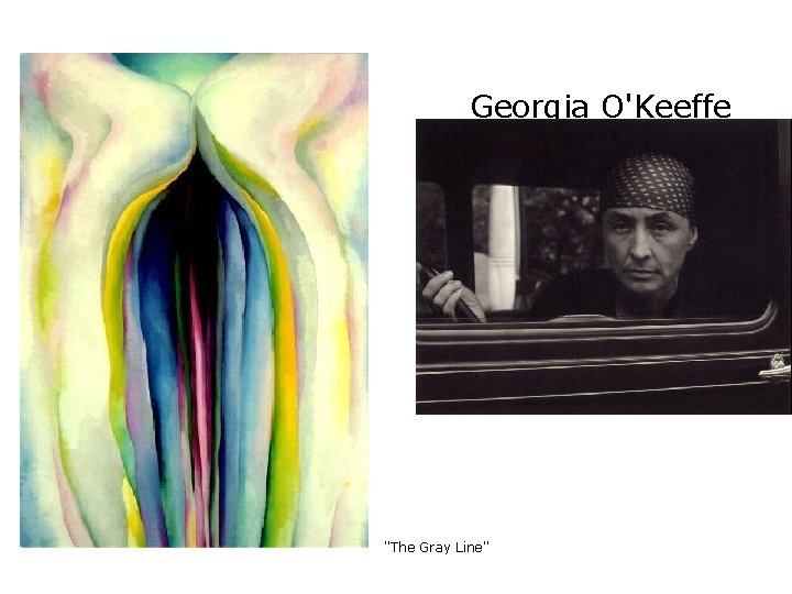 Georgia O'Keeffe "The Gray Line" 