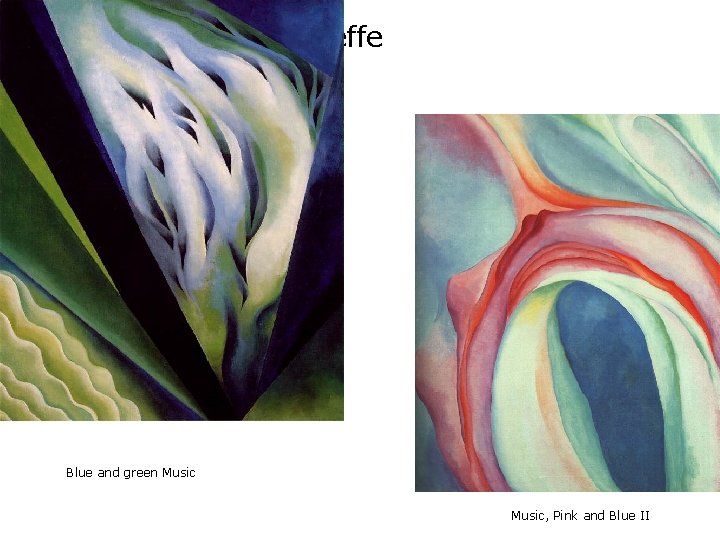 Georgia O'Keeffe Blue and green Music Jack in pulpit Music, Pink and Blue II