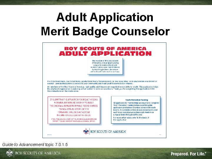 The Essentials of Merit Badge Counseling This Training