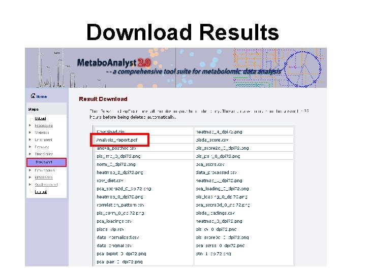 Download Results 