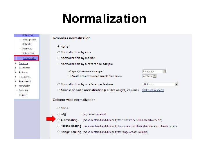 Normalization 