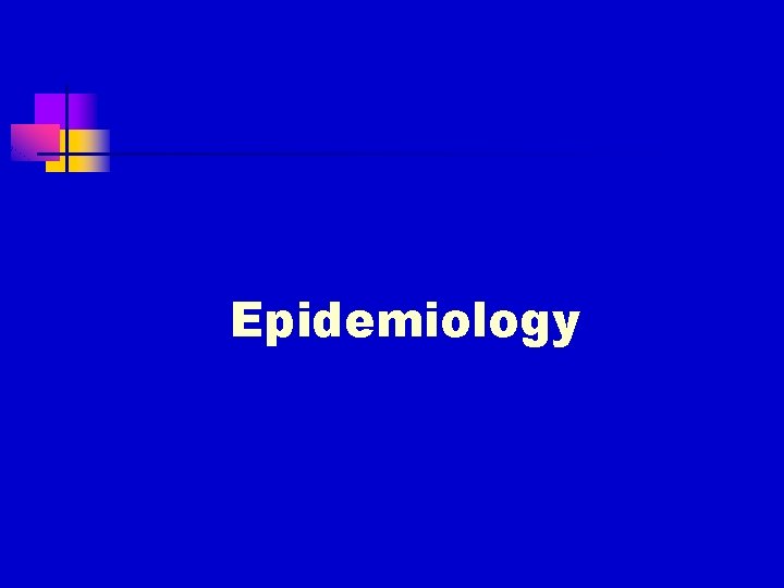 Epidemiology 