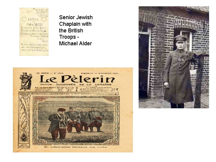 Senior Jewish Chaplain with the British Troops - Michael Alder 