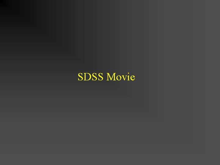 SDSS Movie 