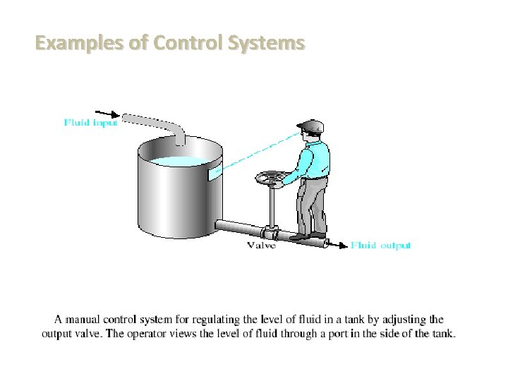 Examples of Control Systems 