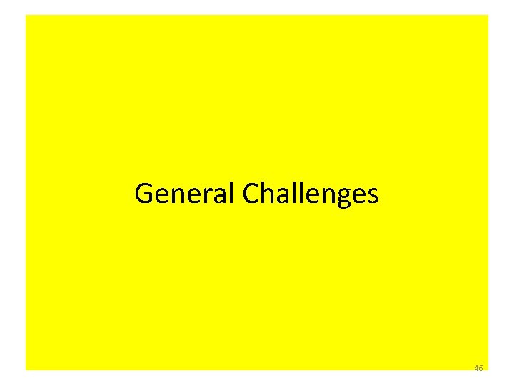 General Challenges 46 