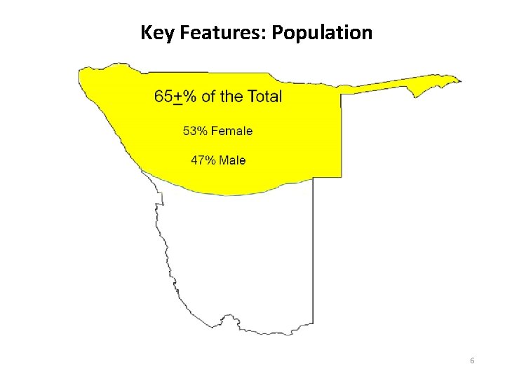 Key Features: Population 6 