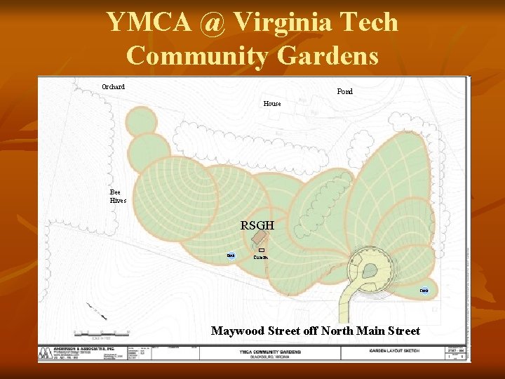 YMCA @ Virginia Tech Community Gardens Orchard Pond House Bee Hives RSGH Tank Cistern