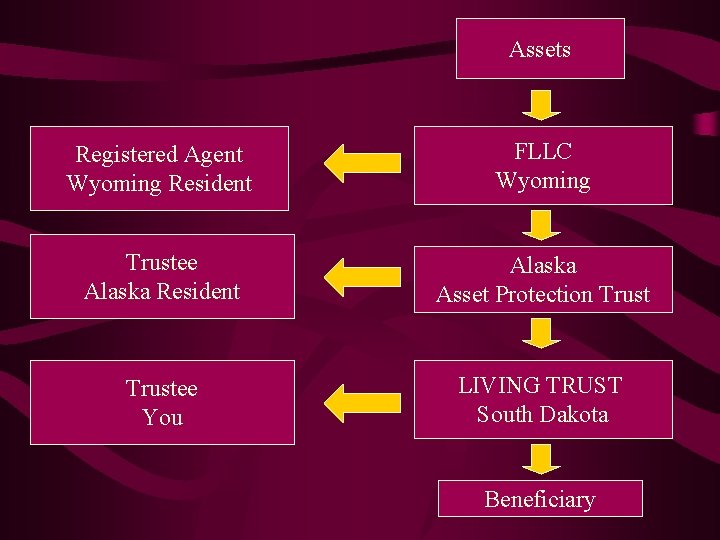 Assets Registered Agent Wyoming Resident FLLC Wyoming Trustee Alaska Resident Alaska Asset Protection Trustee