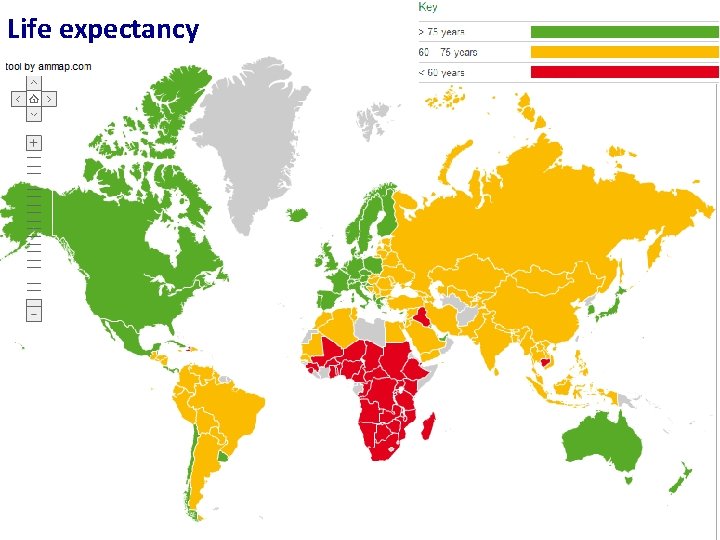 Life expectancy 