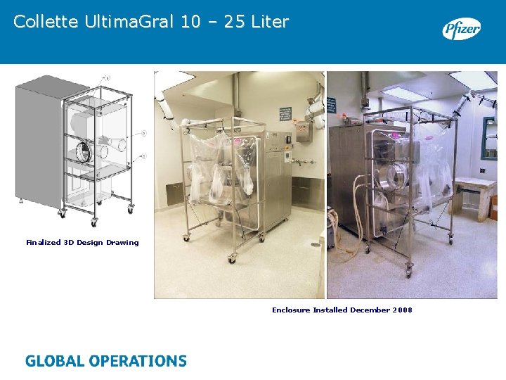 Collette Ultima. Gral 10 – 25 Liter Finalized 3 D Design Drawing Enclosure Installed