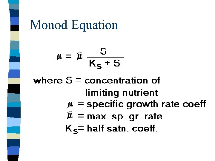 Monod Equation 