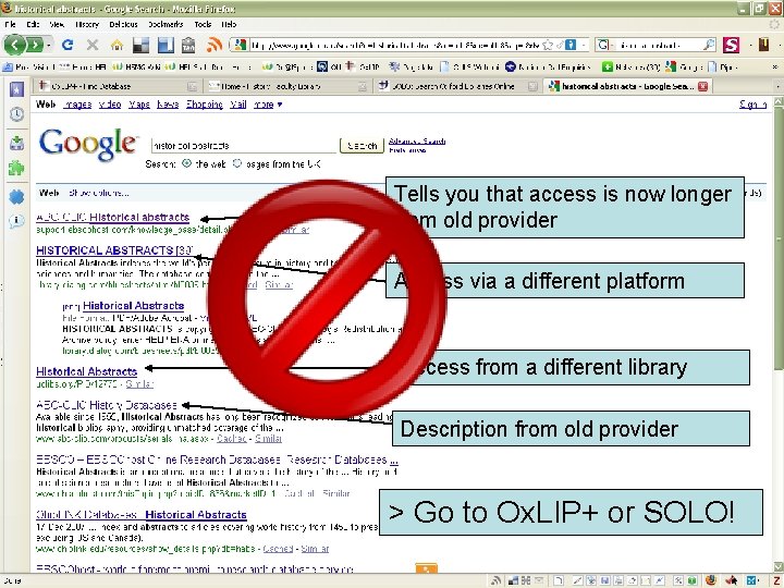 Here is why not to google for Tells you that access is now longer