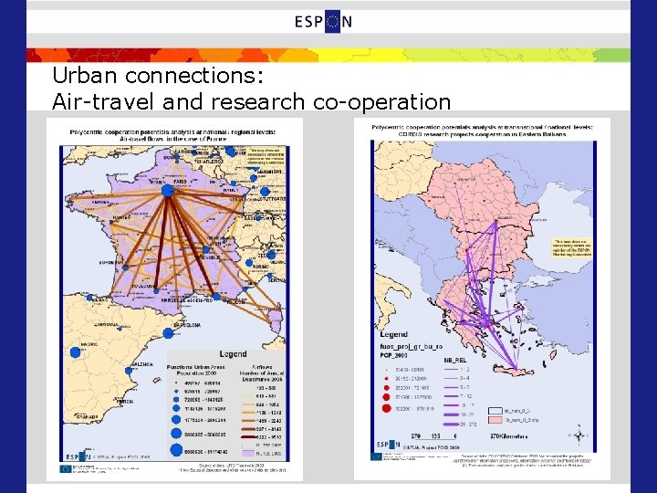 Urban connections: Air-travel and research co-operation 