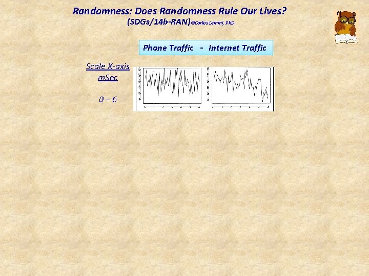 Randomness: Does Randomness Rule Our Lives? (SDGs/14 b-RAN)©Carlos Lemmi, Ph. D Phone Traffic -