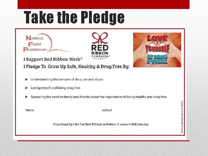 Take the Pledge 