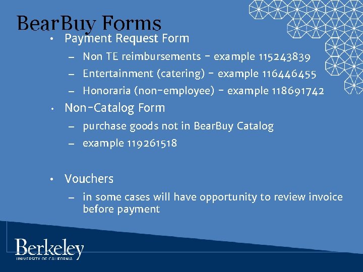 Bear. Buy Forms • Payment Request Form – Non TE reimbursements - example 115243839
