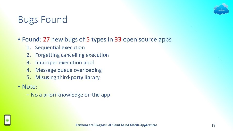 Bugs Found • Found: 27 new bugs of 5 types in 33 open source