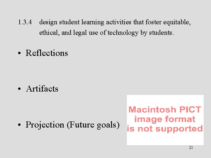 1. 3. 4 design student learning activities that foster equitable, ethical, and legal use