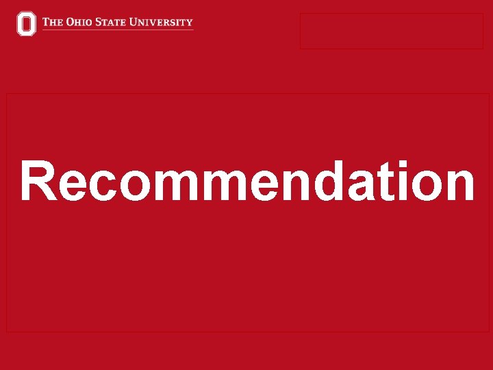 Recommendation 6 