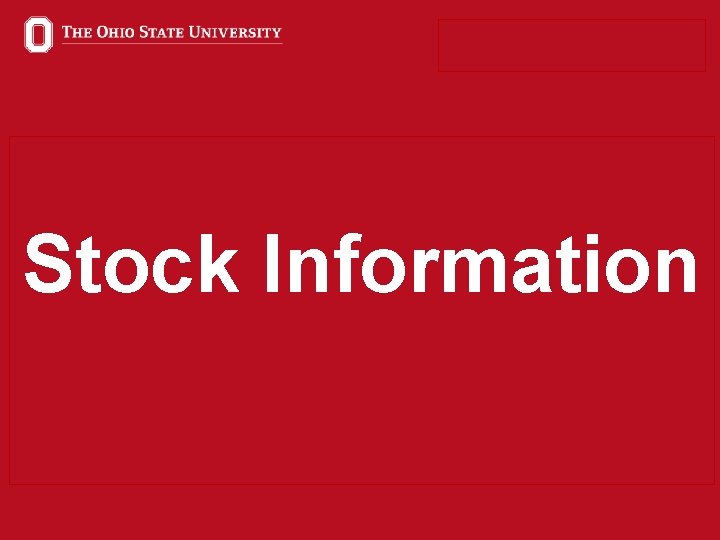 Stock Information 8 