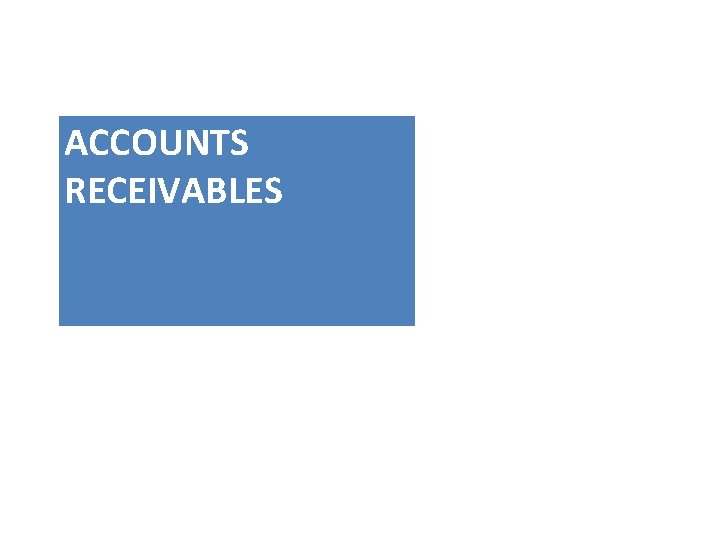 ACCOUNTS RECEIVABLES 