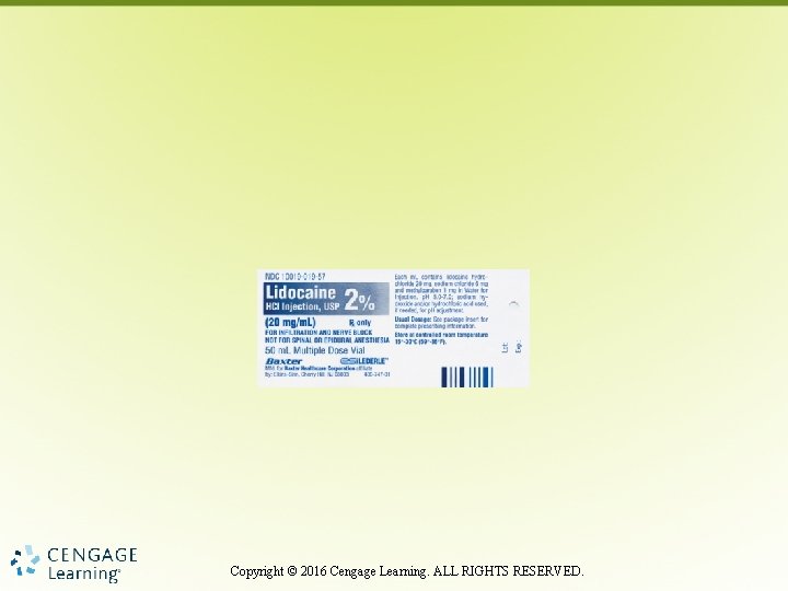 Copyright © 2016 Cengage Learning. ALL RIGHTS RESERVED. 