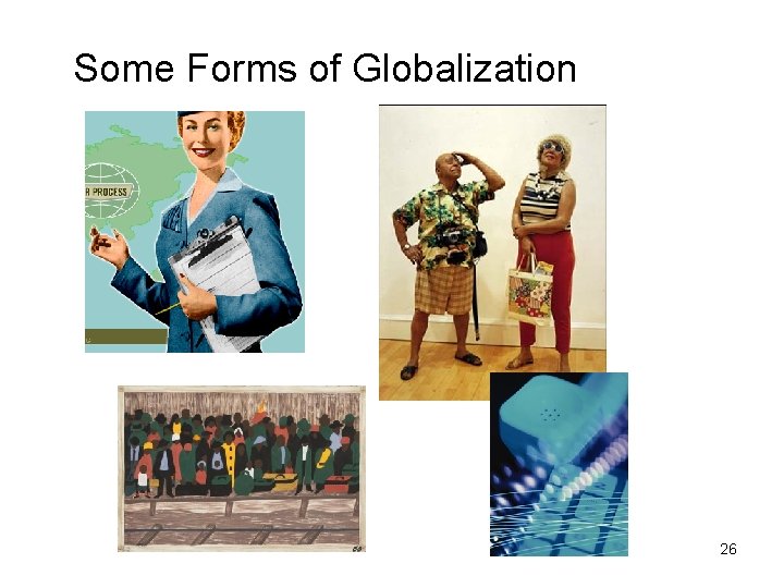 Some Forms of Globalization 26 