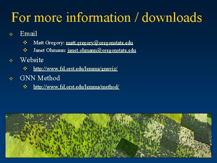 For more information / downloads v Email v v v Website v v Matt