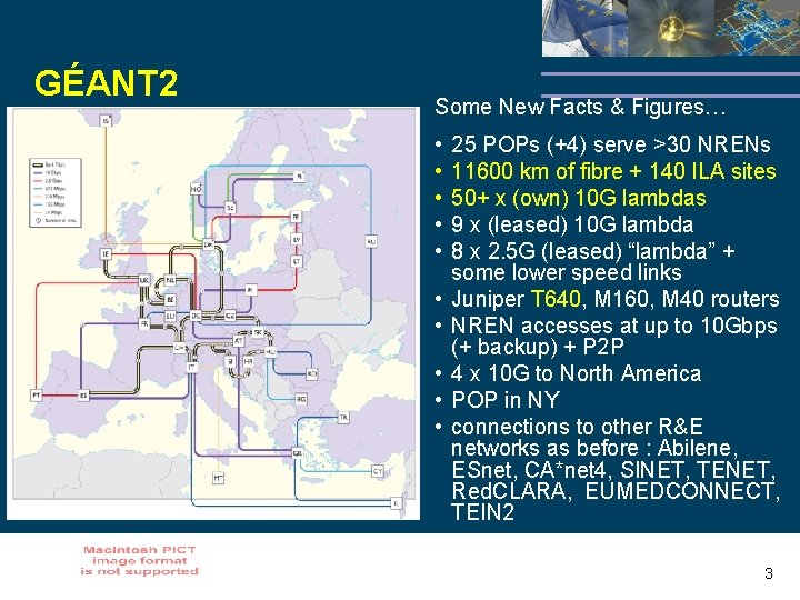 GÉANT 2 Connect. Communicate. Collaborate Some New Facts & Figures… • • • 25
