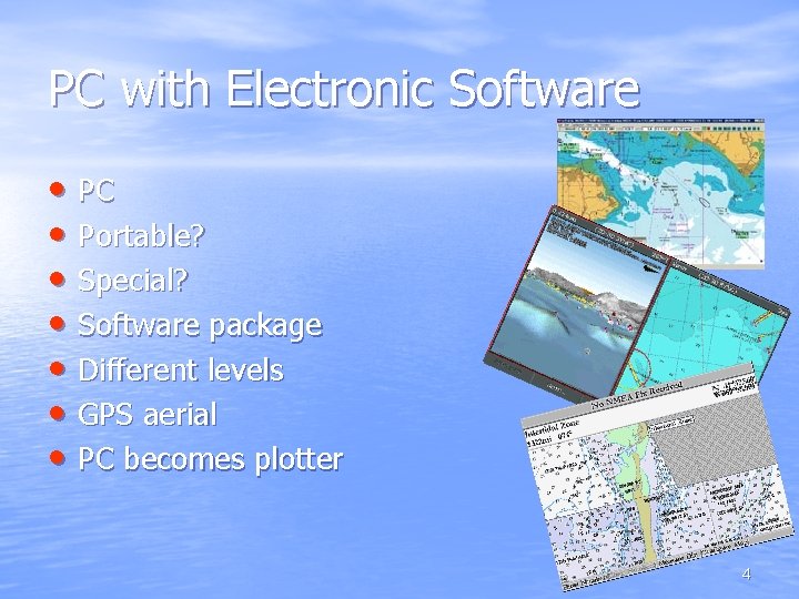 PC with Electronic Software • PC • Portable? • Special? • Software package •