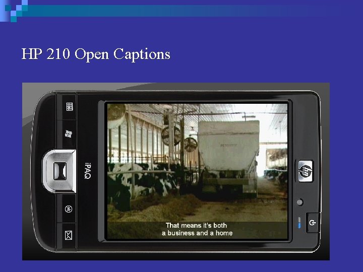 HP 210 Open Captions 