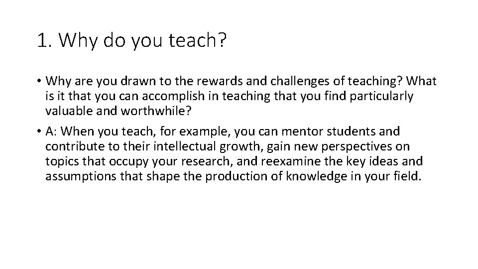 Writing Teaching Philosophies Shakil Rabbi Michael Heeney The