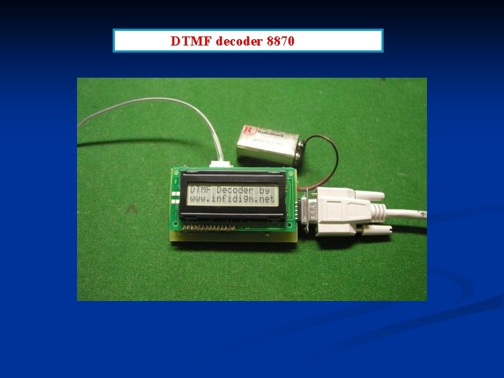 DTMF decoder 8870 