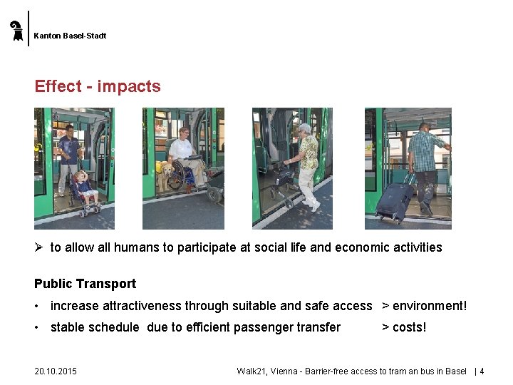 Kanton Basel-Stadt Effect - impacts Ø to allow all humans to participate at social