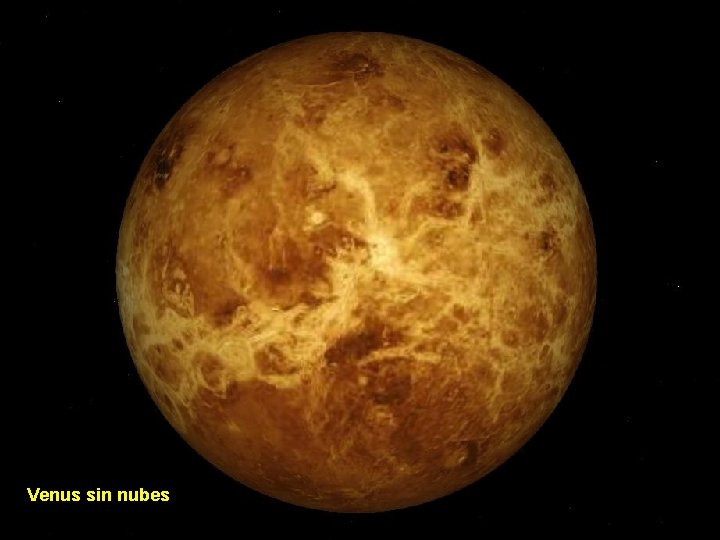 Venus sin nubes 