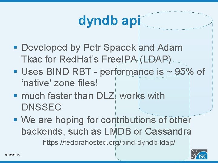 dyndb api § Developed by Petr Spacek and Adam Tkac for Red. Hat’s Free.