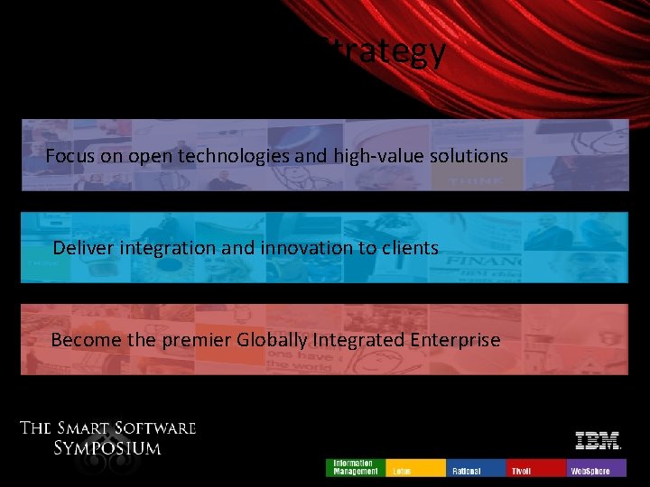 IBM’s Strategy Focus on open technologies and high-value solutions Deliver integration and innovation to