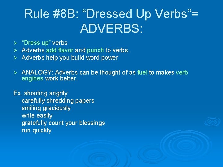 Verbs By Vanessa Tipton Clean sheet of paper