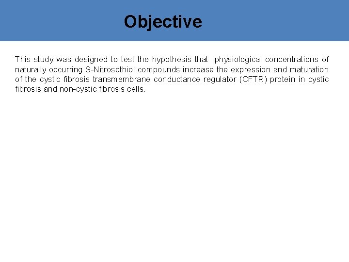 Objective This study was designed to test the hypothesis that physiological concentrations of naturally